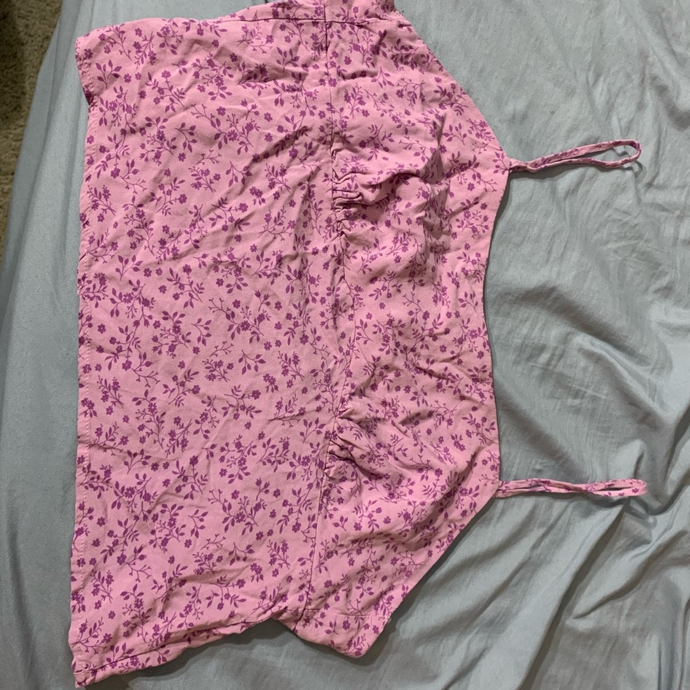 Kendall & Kylie Pink Floral Top